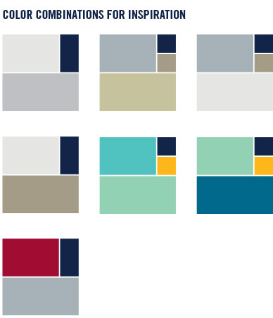 Various color combination blocks